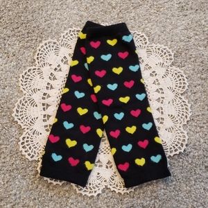 Vintage Rainbow Heart Arm Warmers